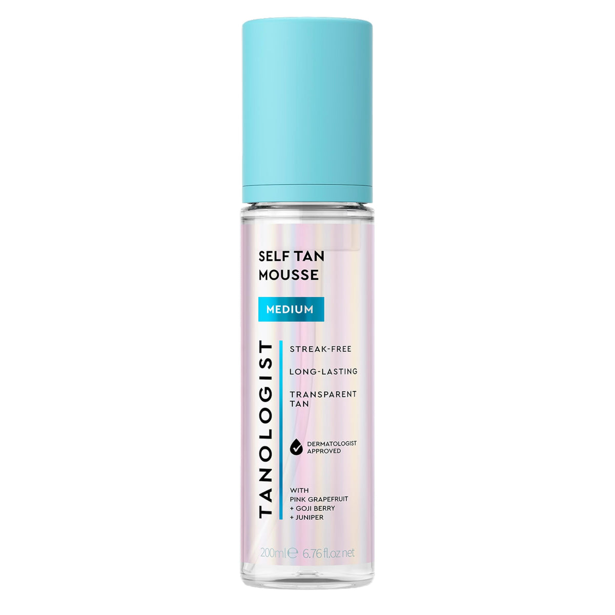 Tanologist Medium Self Tan Mousse 6.76 oz front view