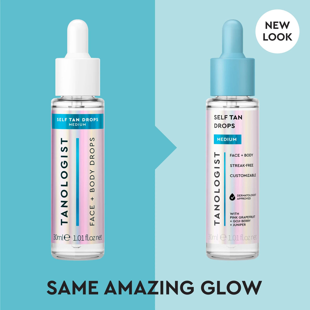 Tanologist Self-Tan Drops bottle with dropper