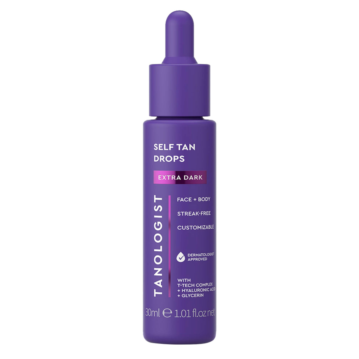 Tanologist Self-Tan Drops Extra Dark 30ml front view