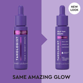 Tanologist Self-Tan Drops Extra Dark 30ml packaging