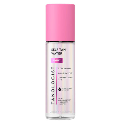 Tanologist Self Tan Water 6.76 Fl Oz front view