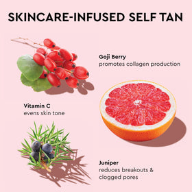 Tanologist Self Tan Water mist application on skin