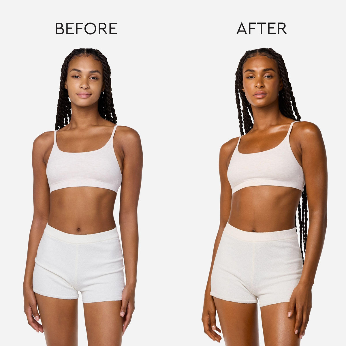 Tanologist Self Tanner Mousse Extra Dark application on skin