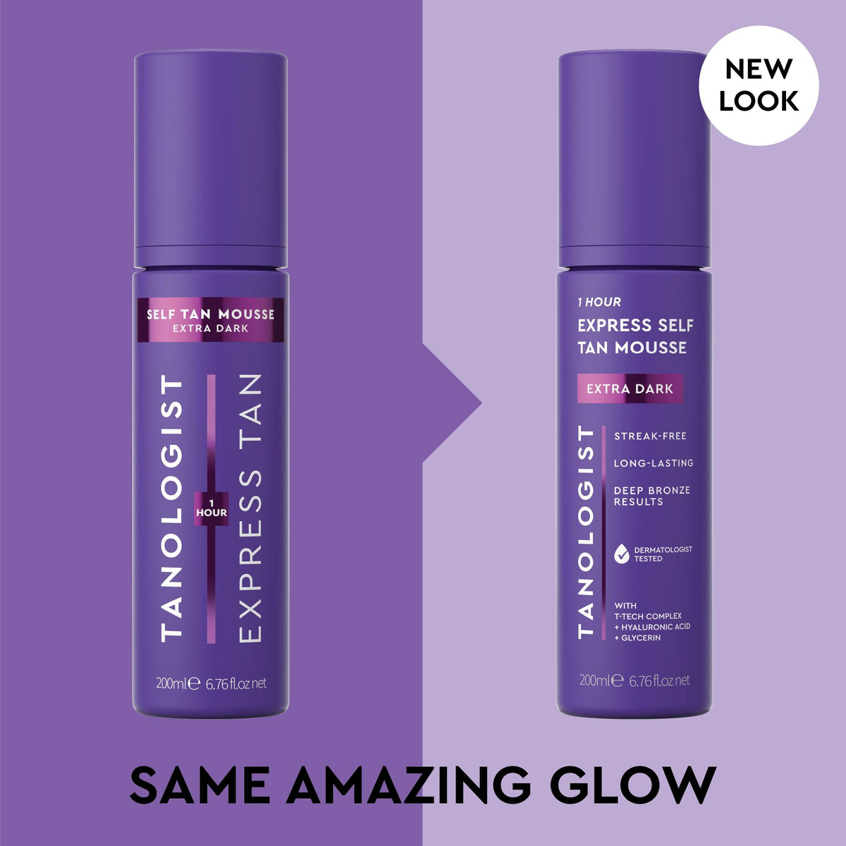 Tanologist Self Tanner Mousse Extra Dark bottle with cap