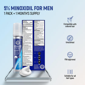 TARO Minoxidil 5% Foam lifestyle setting