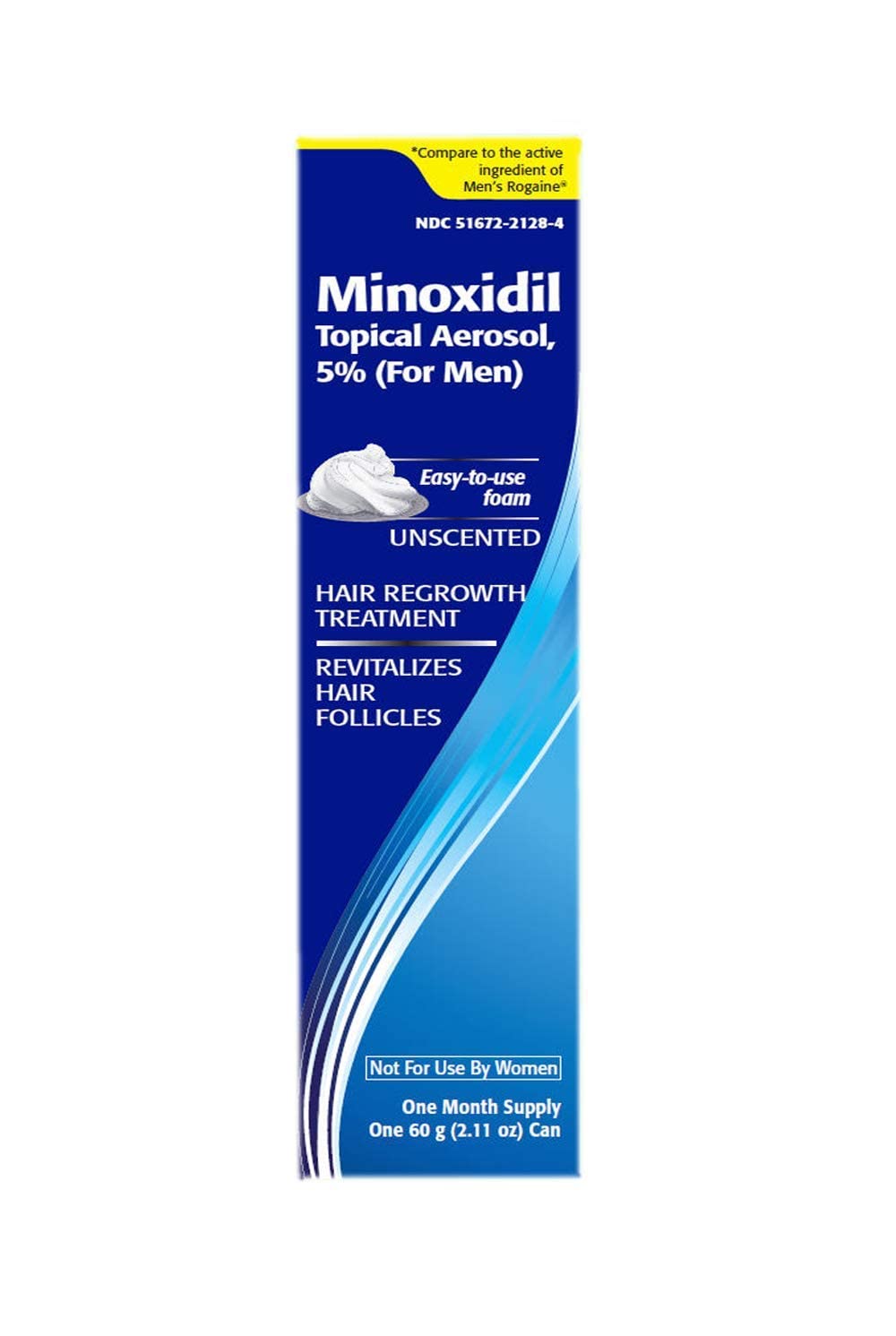 TARO Minoxidil Foam 5% packaging side view