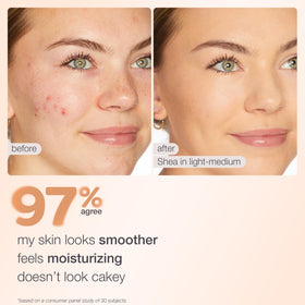 tarte BB Blur Tinted Moisturizer in beauty routine setup