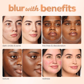 tarte BB Blur Tinted Moisturizer SPF 30 application with makeup sponge