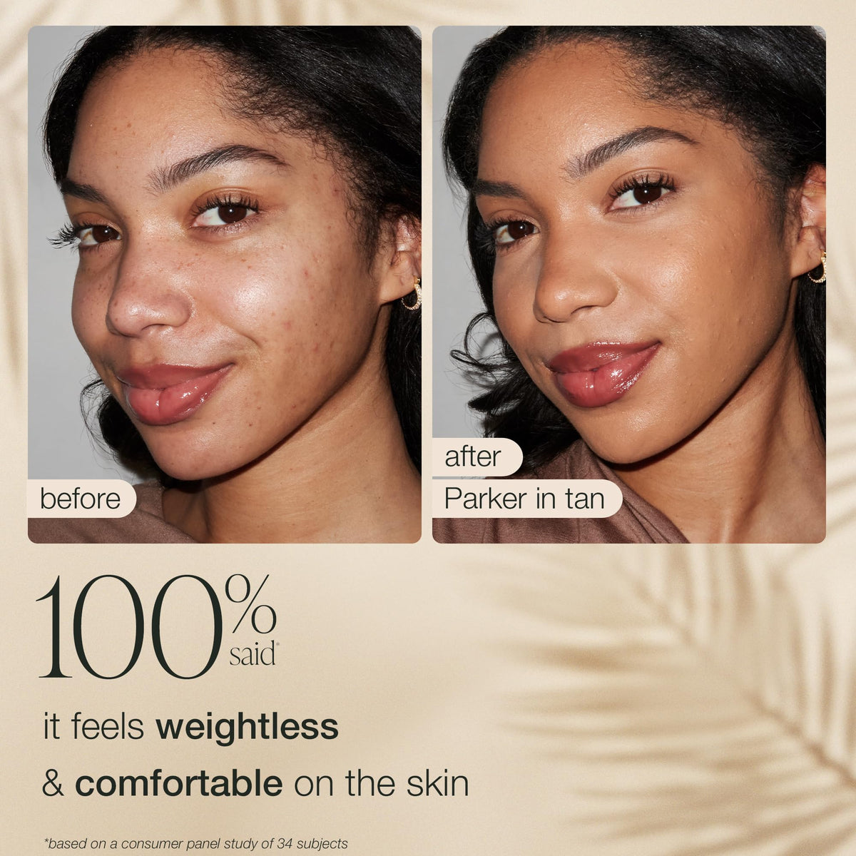 tarte CC Tinted Serum on makeup vanity