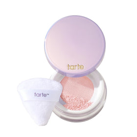 tarte Creaseless Setting Powder 48g front view, pink
