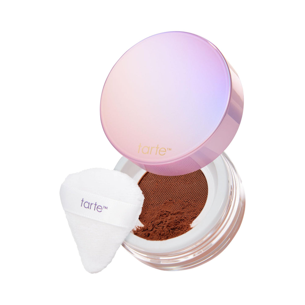 tarte Creaseless Setting Powder Chestnut front view