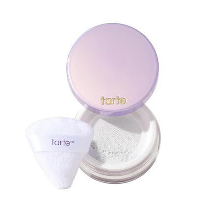 tarte Creaseless Setting Powder front view with translucent finish