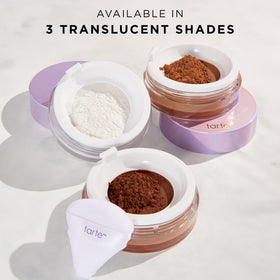 tarte Creaseless Setting Powder lavender side view