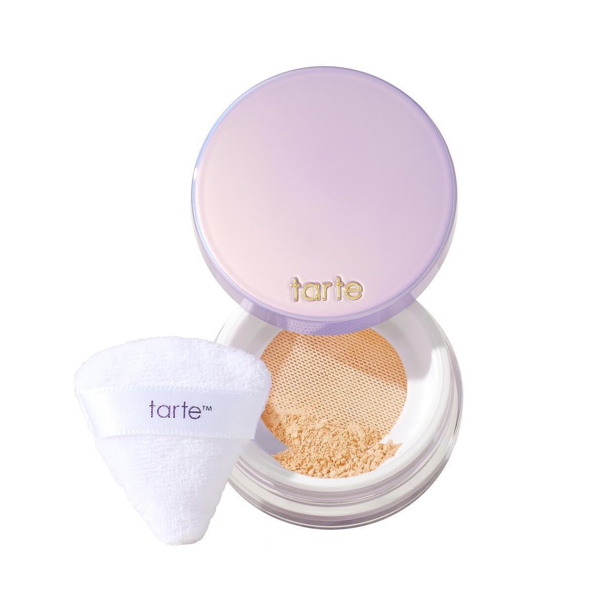 tarte Creaseless Setting Powder yellow front view