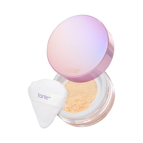tarte Creaseless Setting Powder yellow model front view