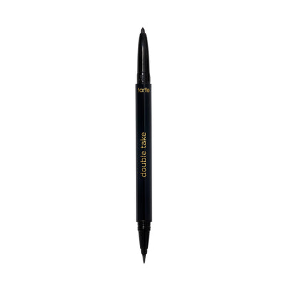 tarte Double Take Eyeliner black liquid and gel pencil front view