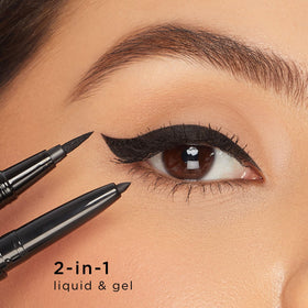 tarte Double Take Eyeliner displayed with other makeup products