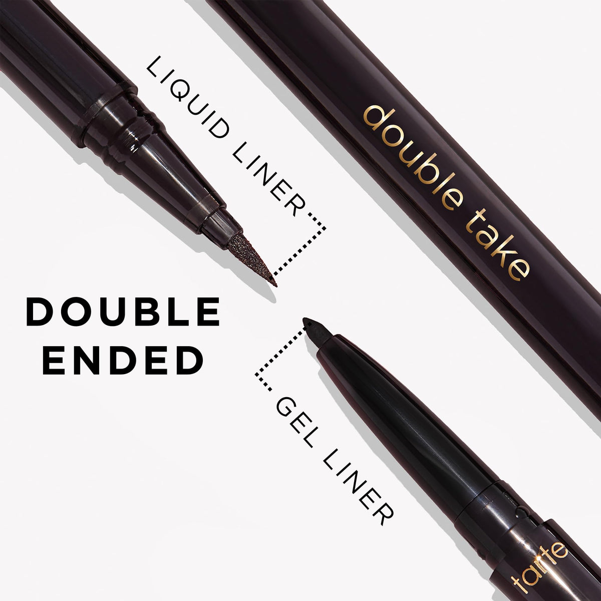 tarte Double Take Eyeliner liquid applicator with soft-flex tip