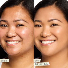 tarte Face Tape Foundation 44N texture on skin