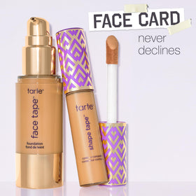 tarte Face Tape Foundation texture on hand