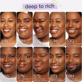 tarte Face Tape Foundation with makeup tools
