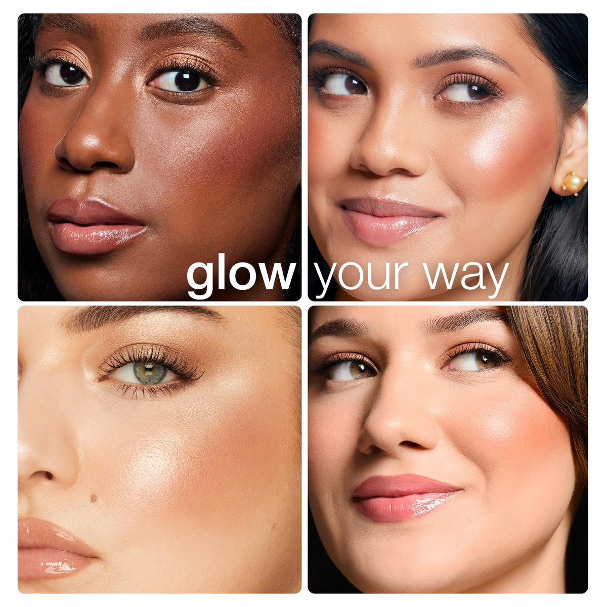 tarte Glow Wardrobe palette open showing colours