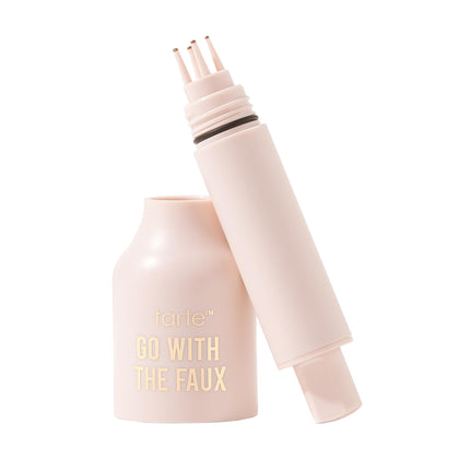 tarte Go With The Faux Freckle Stamp front view with 5 pronged applicator