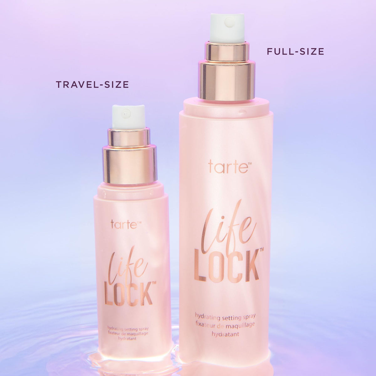 tarte Life Lock Hydrating Setting Spray mist texture