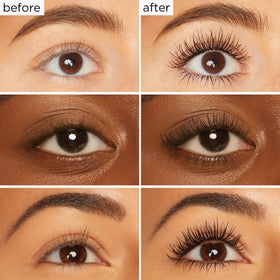 tarte Lights, Camera, Lashes 4-in-1 Mascara brown full size side view