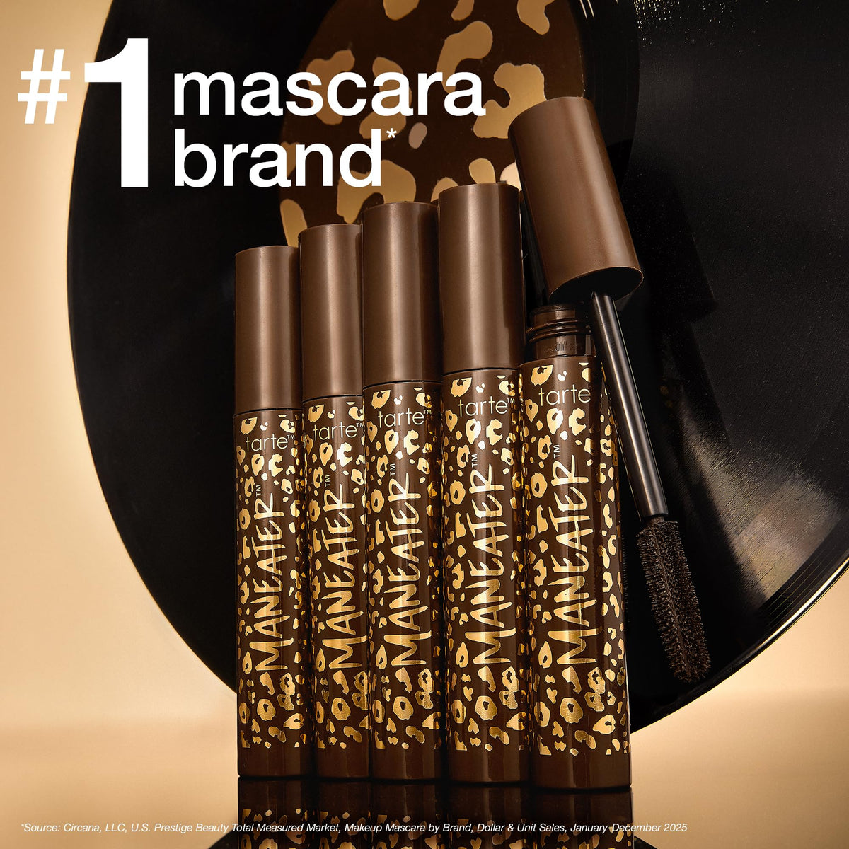 tarte Maneater Mascara applied on lashes