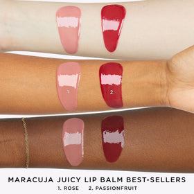 tarte Maracuja Juicy Lip Balm Duo with click-up packaging