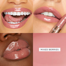 tarte Maracuja Juicy Lip Balm in hibiscus close-up