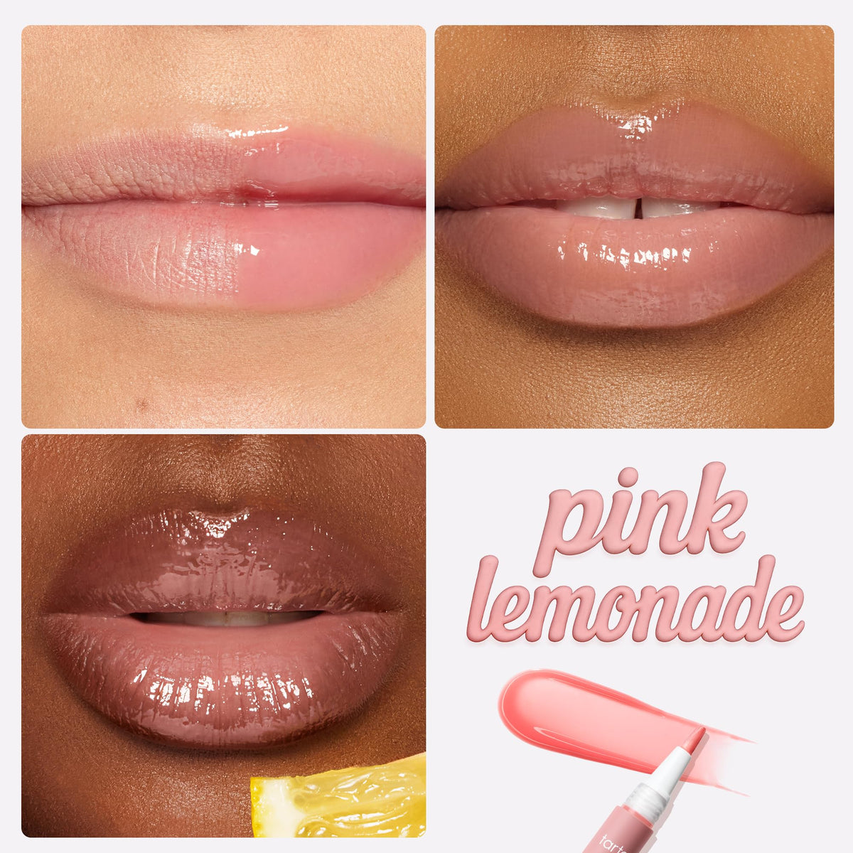 tarte Maracuja Juicy Lip Gloss brushie applicator close-up