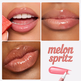tarte Maracuja Juicy Lip Gloss packaging with collectible charm