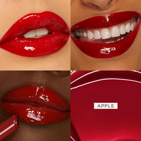 tarte Maracuja Juicy Lip Vinyl Gloss apple flavour applicator close-up