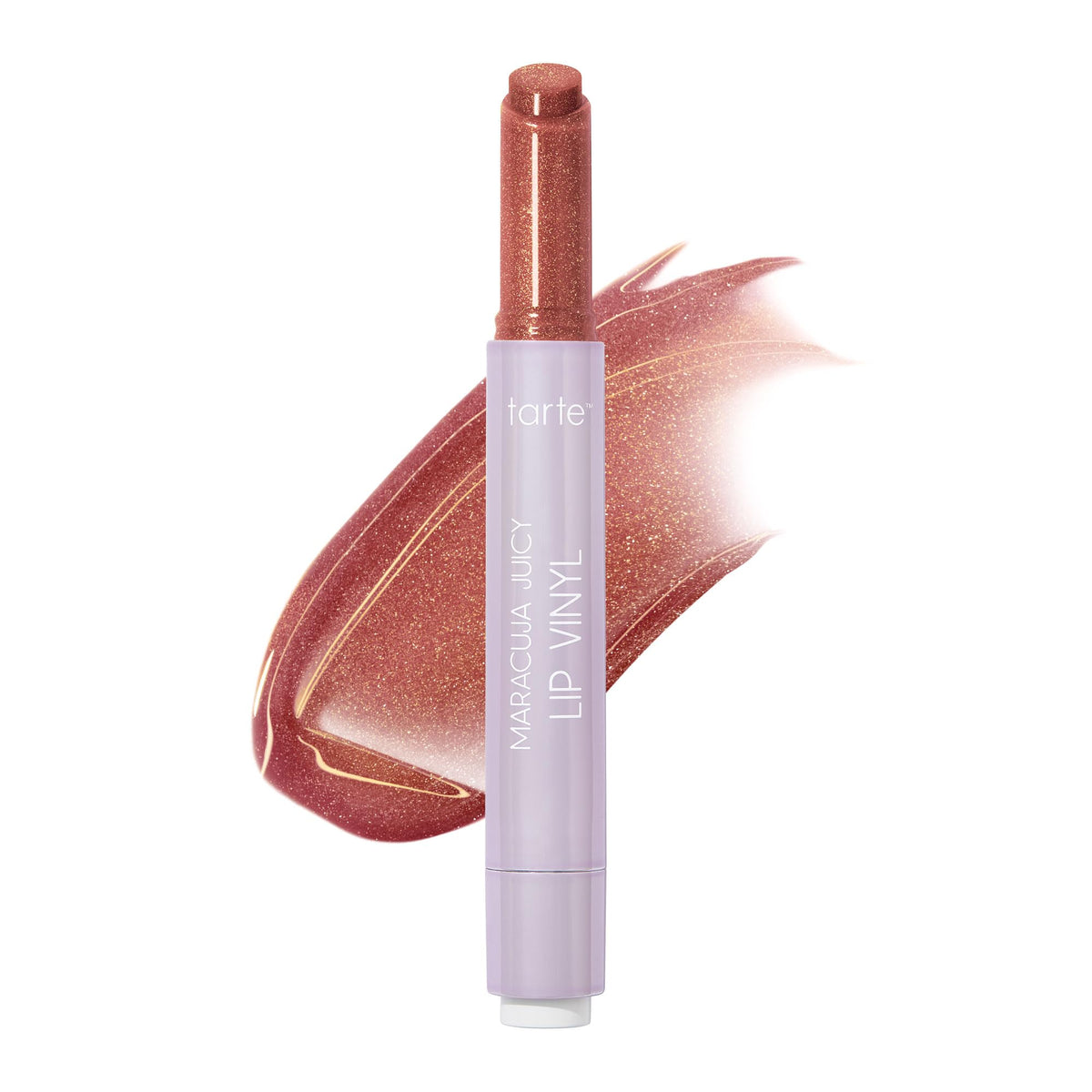 tarte Maracuja Juicy Lip Vinyl Gloss in Shimmering Cinnamon Spice front view