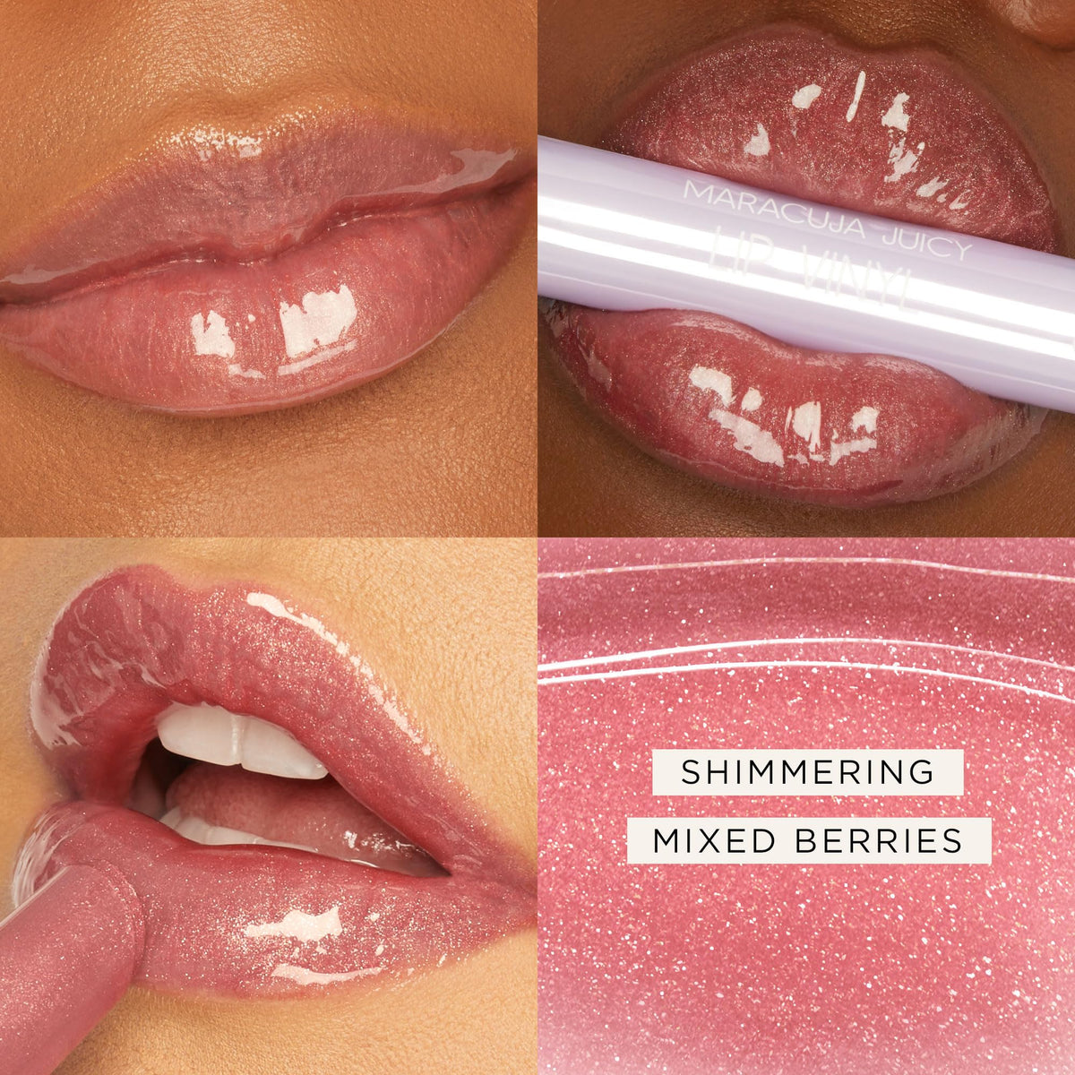 tarte Maracuja Juicy Lip Vinyl Gloss shimmering mixed berries