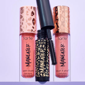tarte mascara swatch demonstrating volume and length