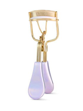 tarte Picture Perfect Eyelash Curler front view with purple silicone pad