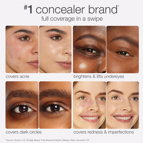 tarte Shape Tape Concealer 53H Deep Honey texture on skin