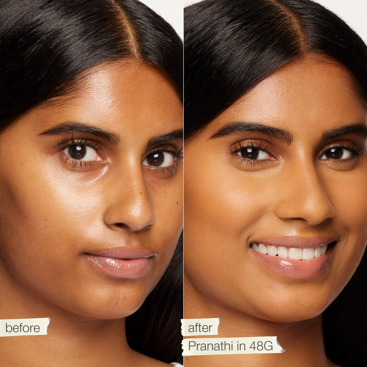 tarte Shape Tape Concealer tan-deep golden swatch on skin
