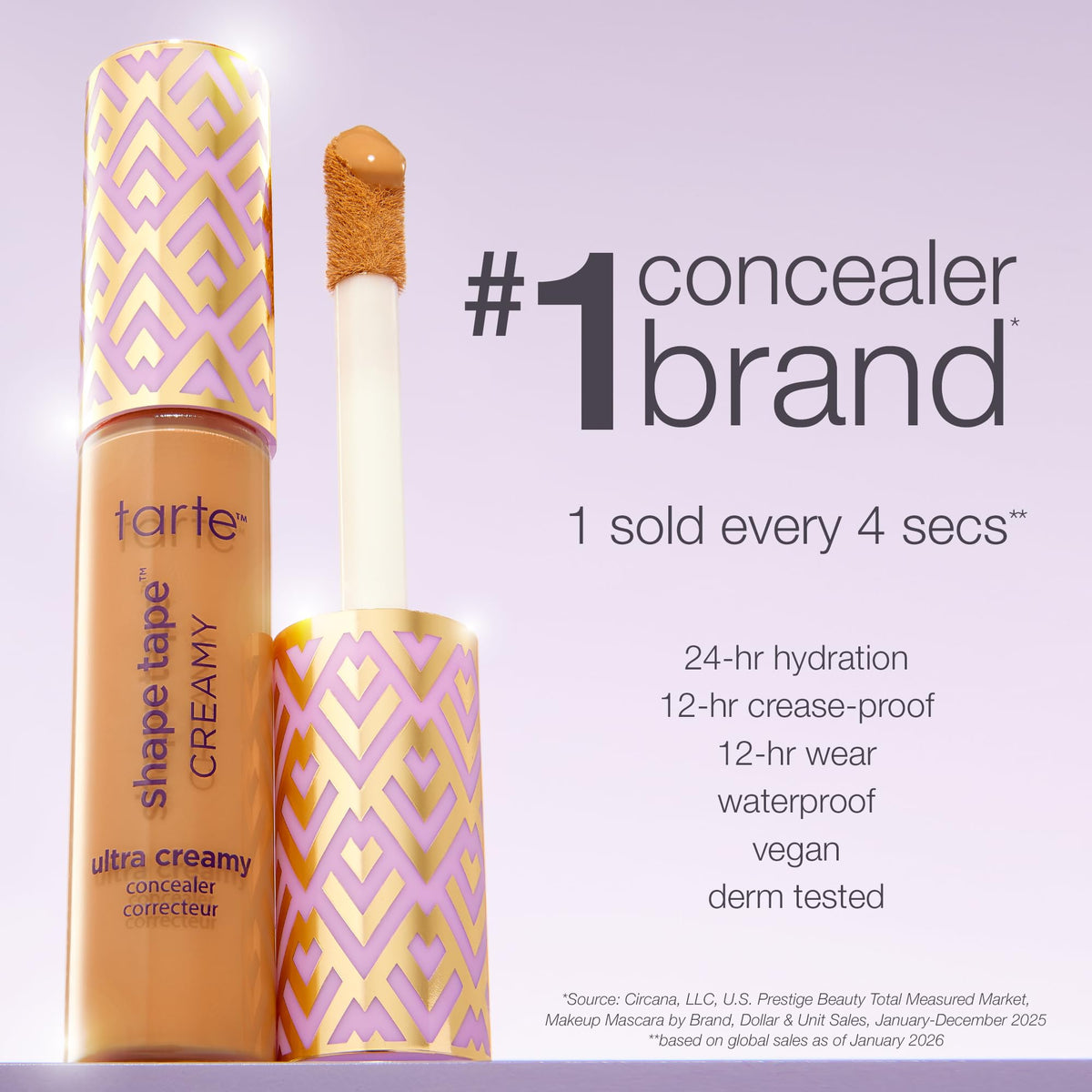 tarte Shape Tape Creamy Concealer 34g in makeup setup