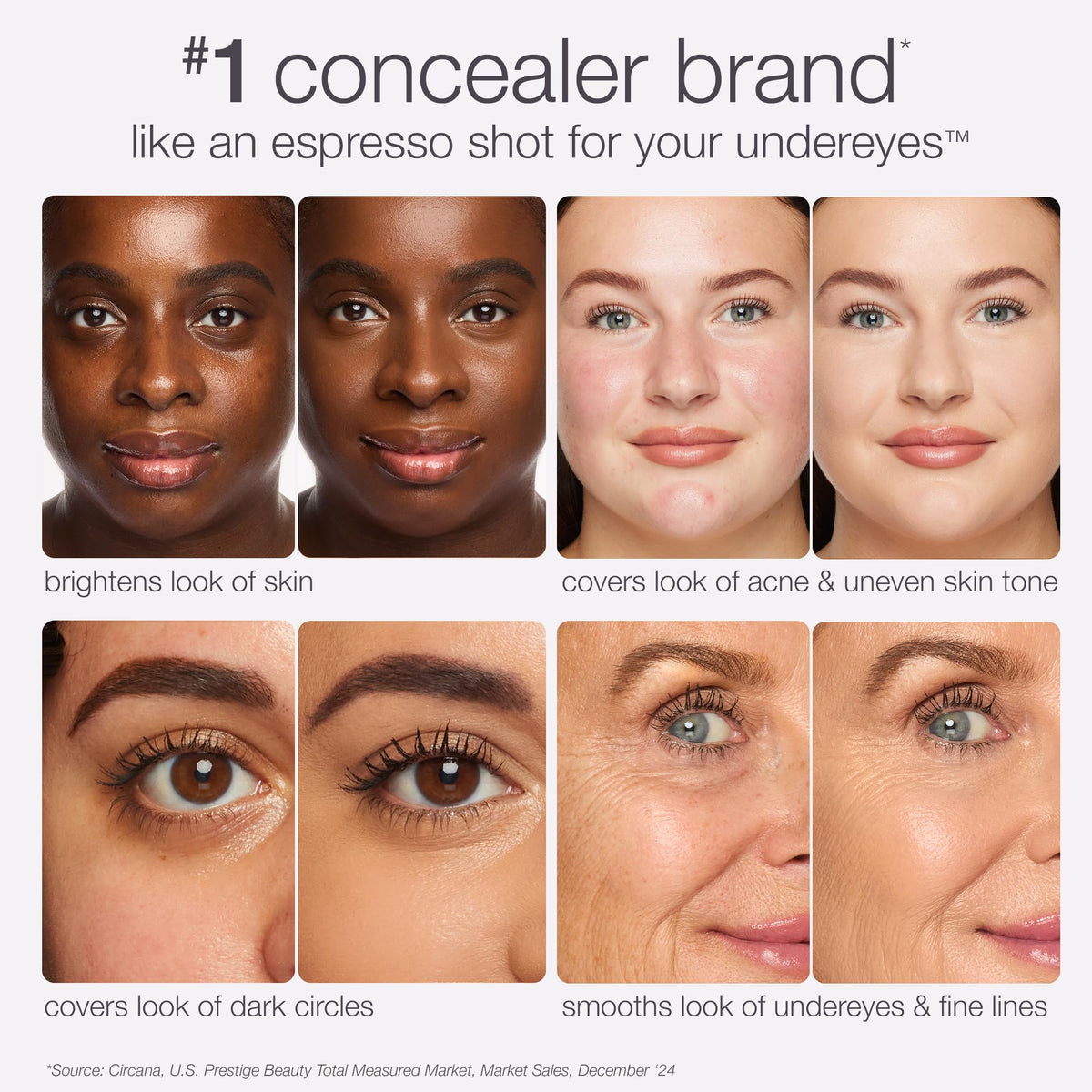 tarte Shape Tape Creamy Concealer 34g texture on skin
