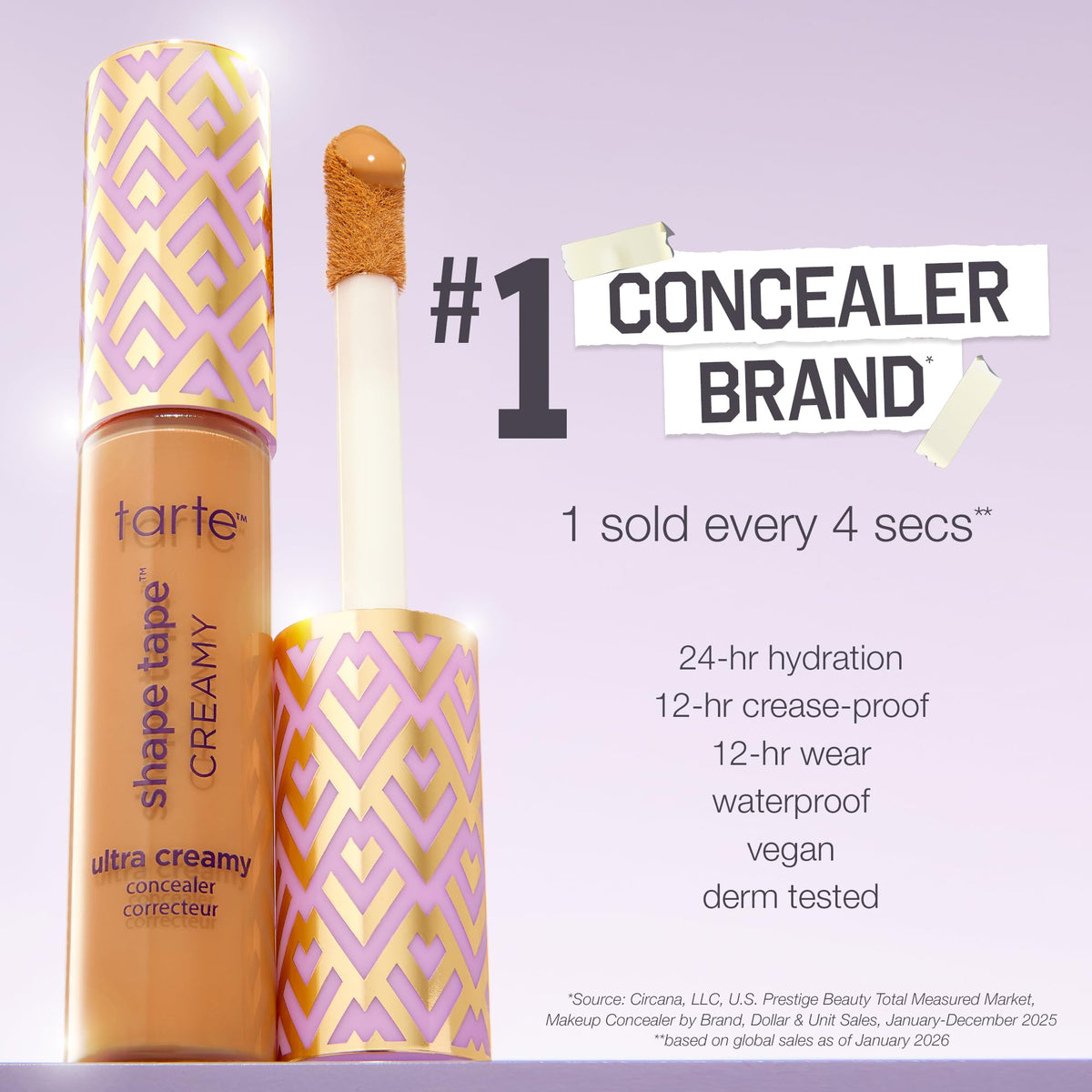 tarte Shape Tape Creamy Concealer with makeup products