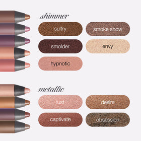 tarte smolderEYES shadow liner swatch on skin