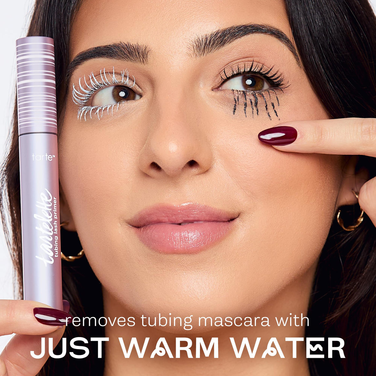 tarte Tartelette Tubing Lash Primer in lifestyle setting