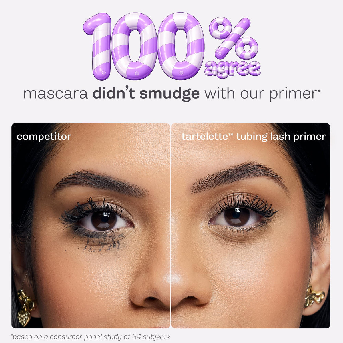 tarte Tartelette Tubing Lash Primer with mascara application