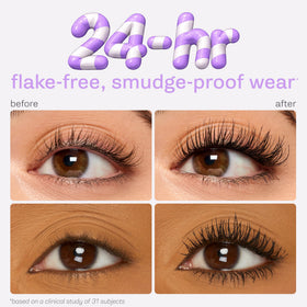 tarte Tartelette Tubing Mascara texture on hand