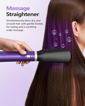 TASNEEM Hot Air Brush with 1.5-inch rotating brush
