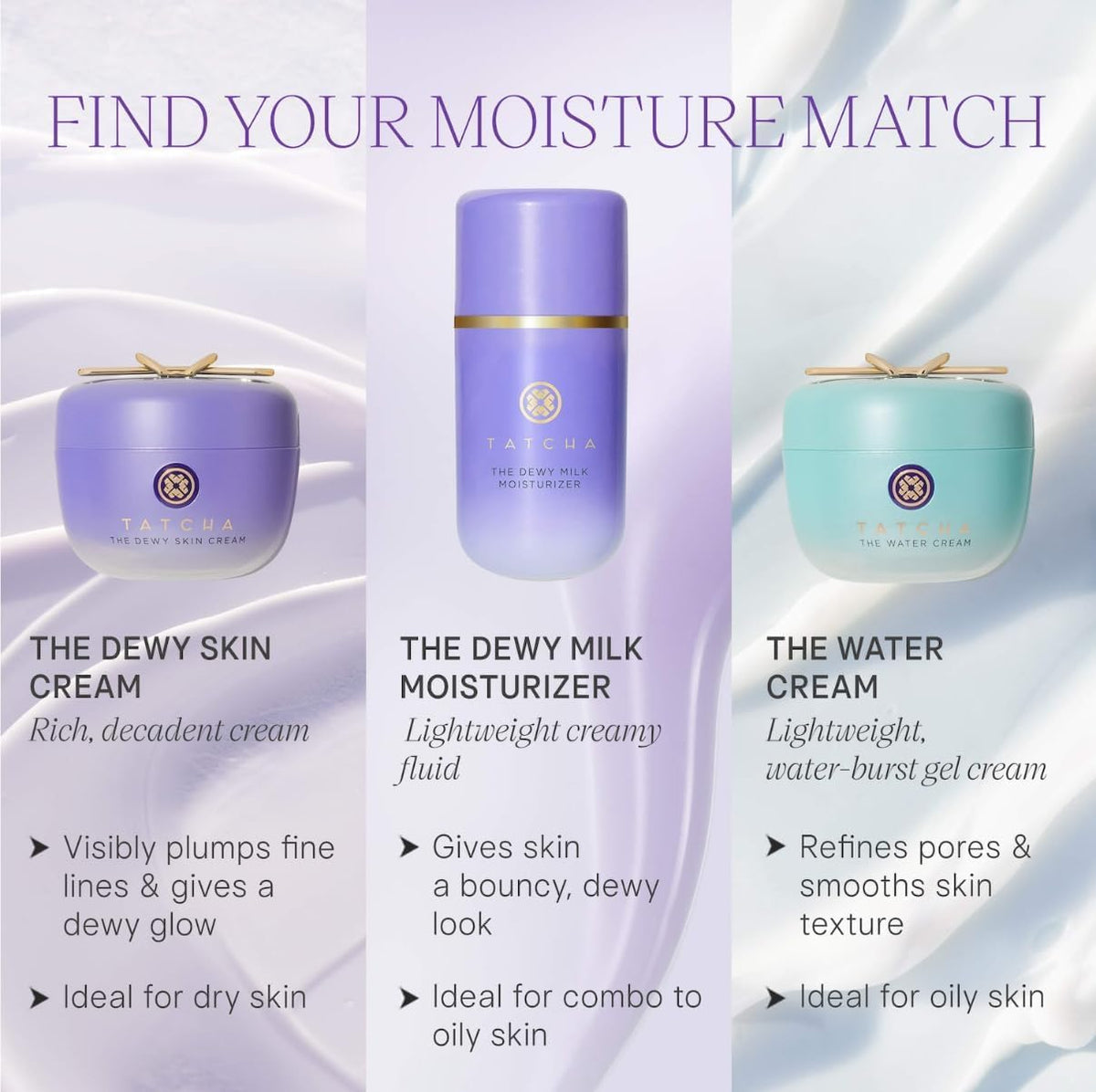 TATCHA The Water Cream packaging details